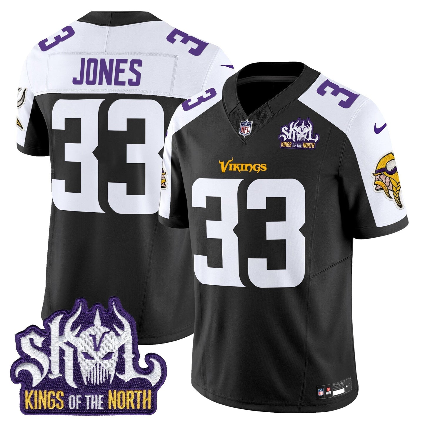 MIN King Of The North Patch Vapor Limited Jersey V2 - All Stitched