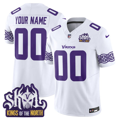 MIN King Of The North Patch Vapor Limited Custom Jersey V2 - All Stitched