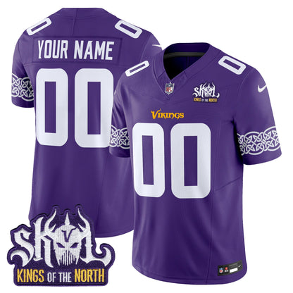 MIN King Of The North Patch Vapor Limited Custom Jersey V2 - All Stitched