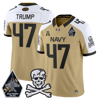 Navy Midshipmen 2024 Vapor Limited Jersey - All Stitched