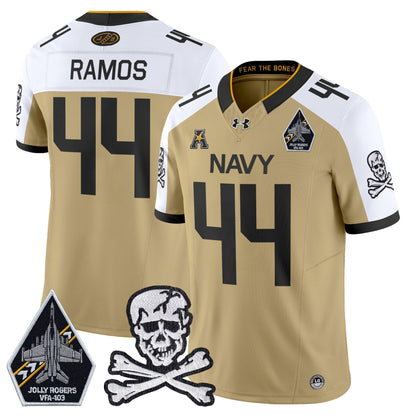 Navy Midshipmen 2024 Vapor Limited Jersey - All Stitched