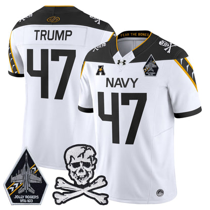 Navy Midshipmen 2024 Vapor Limited Jersey - All Stitched