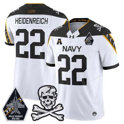 Navy Midshipmen 2024 Vapor Limited Jersey - All Stitched