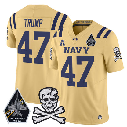Navy Midshipmen 2024 Vapor Limited Jersey V3 - All Stitched
