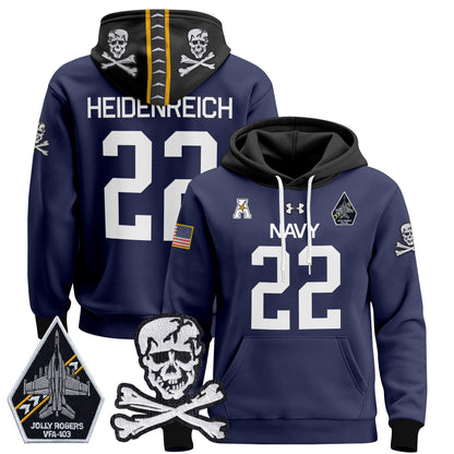 Navy Midshipmen 2024 Pullover Hoodie V2