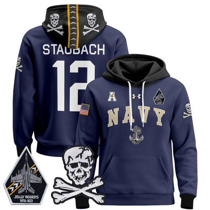 Navy MID 2024 Pullover Hoodie V4