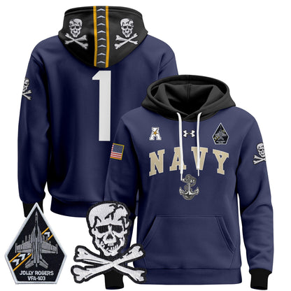 Navy MID 2024 Pullover Hoodie V4