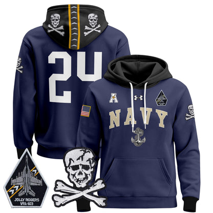 Navy MID 2024 Pullover Hoodie V4