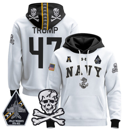 Navy MID 2024 Pullover Hoodie V4