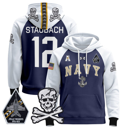 Navy MID 2024 Pullover Hoodie V4