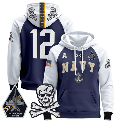 Navy MID 2024 Pullover Hoodie V4