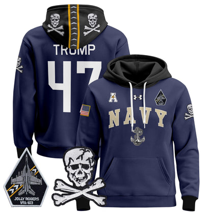 Navy MID 2024 Pullover Hoodie V4