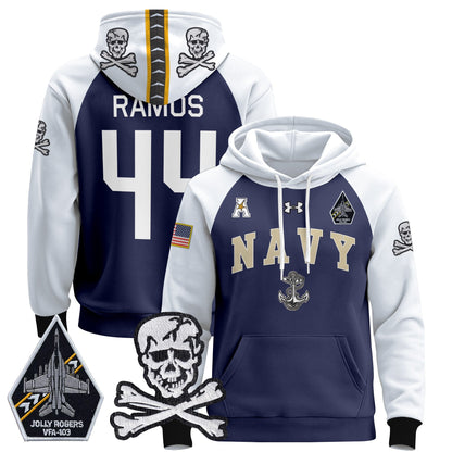 Navy MID 2024 Pullover Hoodie V4