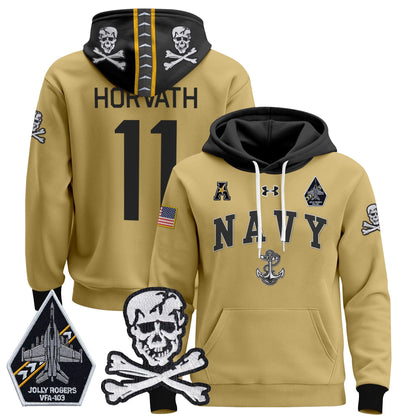 Navy MID 2024 Pullover Hoodie V4