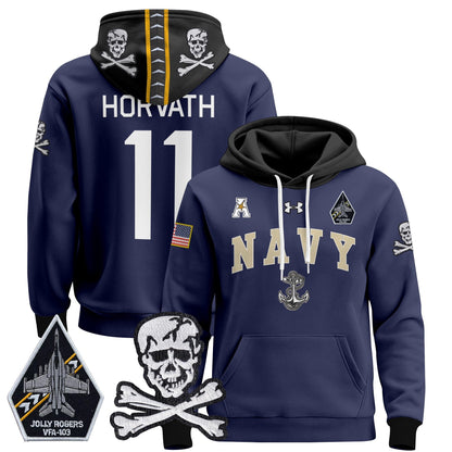 Navy MID 2024 Pullover Hoodie V4