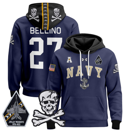 Navy MID 2024 Pullover Hoodie V4