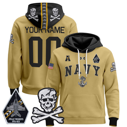 Navy MID 2024 Custom Pullover Hoodie V4