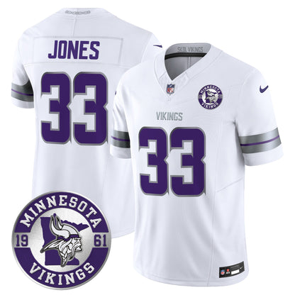 Men's Minnesota Vikings 2024 Vapor Limited Jersey - Est. 1961 Patch - All Stitched