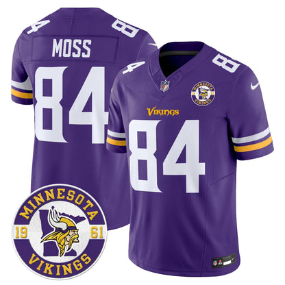 MIN King Of The North Patch Vapor Limited Jersey - Est. 1961 Patch - All Stitched