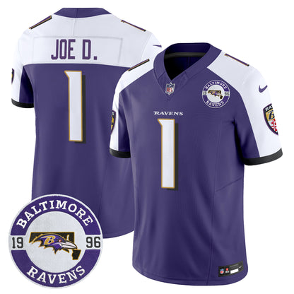 Men's Ravens 2024 Vapor Limited Jersey - Est. 1996 Patch - All Stitched