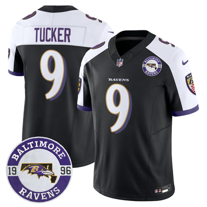 Men's Ravens 2024 Vapor Limited Jersey - Est. 1996 Patch - All Stitched