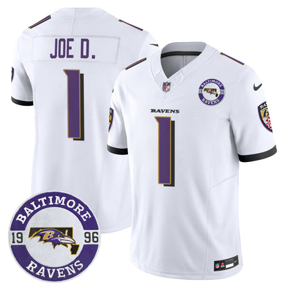 Men's Ravens 2024 Vapor Limited Jersey - Est. 1996 Patch - All Stitched