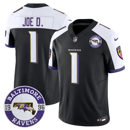 Men's Ravens 2024 Vapor Limited Jersey - Est. 1996 Patch - All Stitched