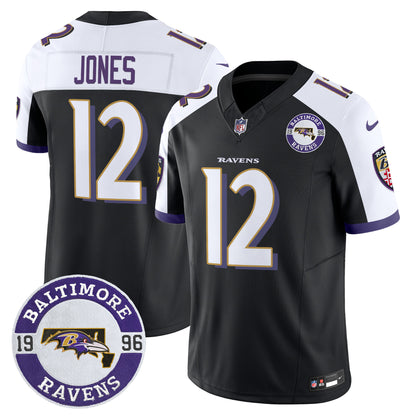 Men's Ravens 2024 Vapor Limited Jersey - Est. 1996 Patch - All Stitched