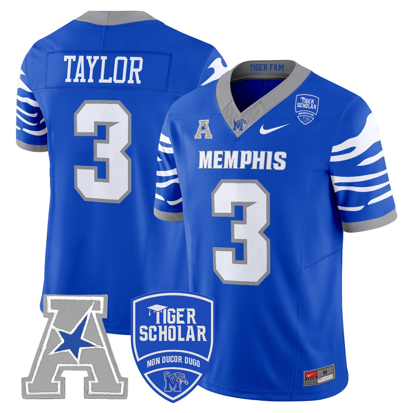 Memphis Tigers 2024 Vapor Limited Jersey - All Stitched