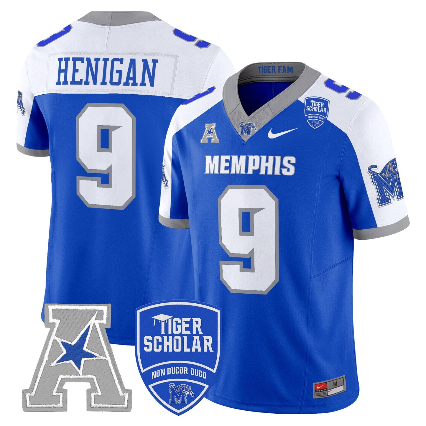 Memphis Tigers 2024 Vapor Limited Jersey - All Stitched