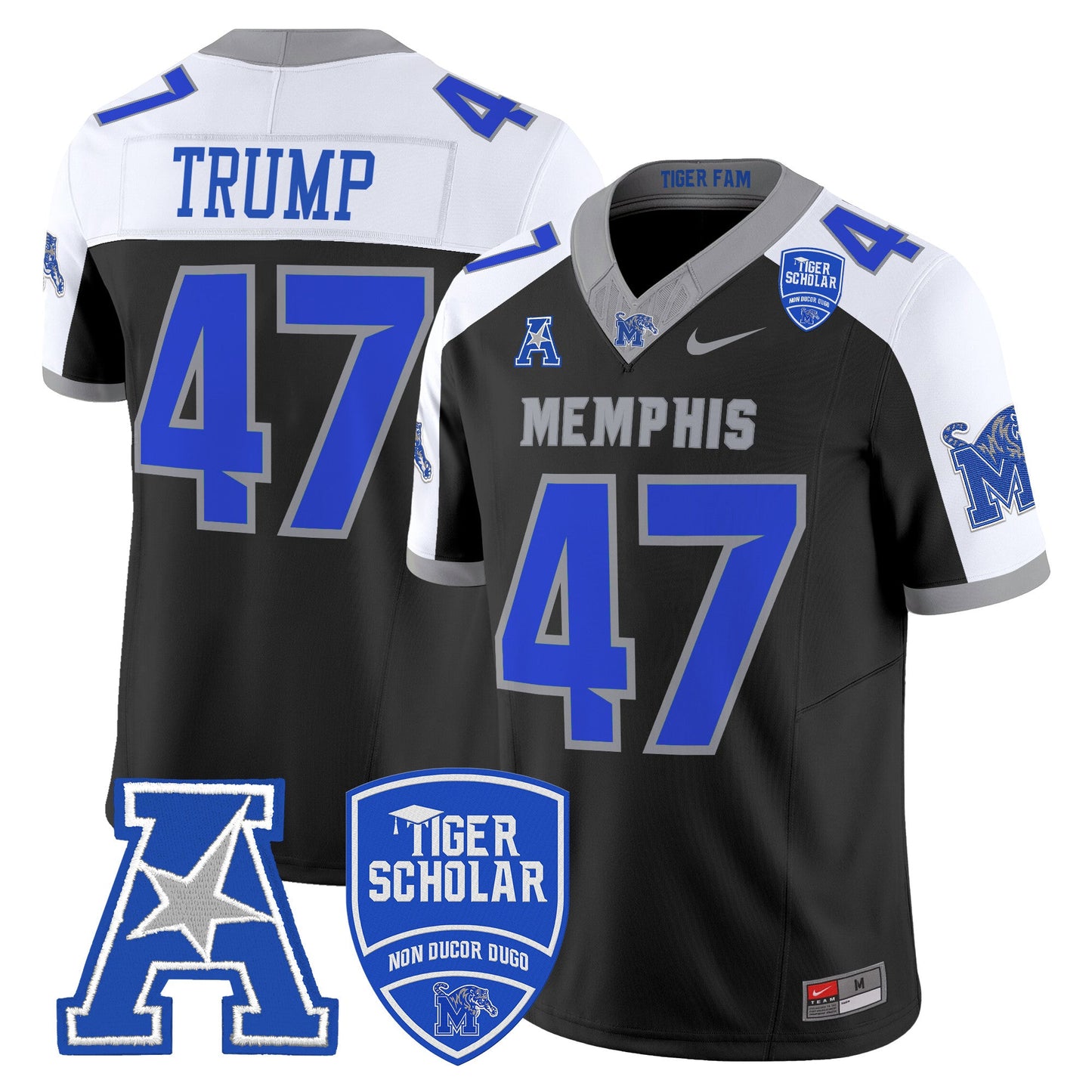 Memphis Tigers 2024 Vapor Limited Jersey - All Stitched
