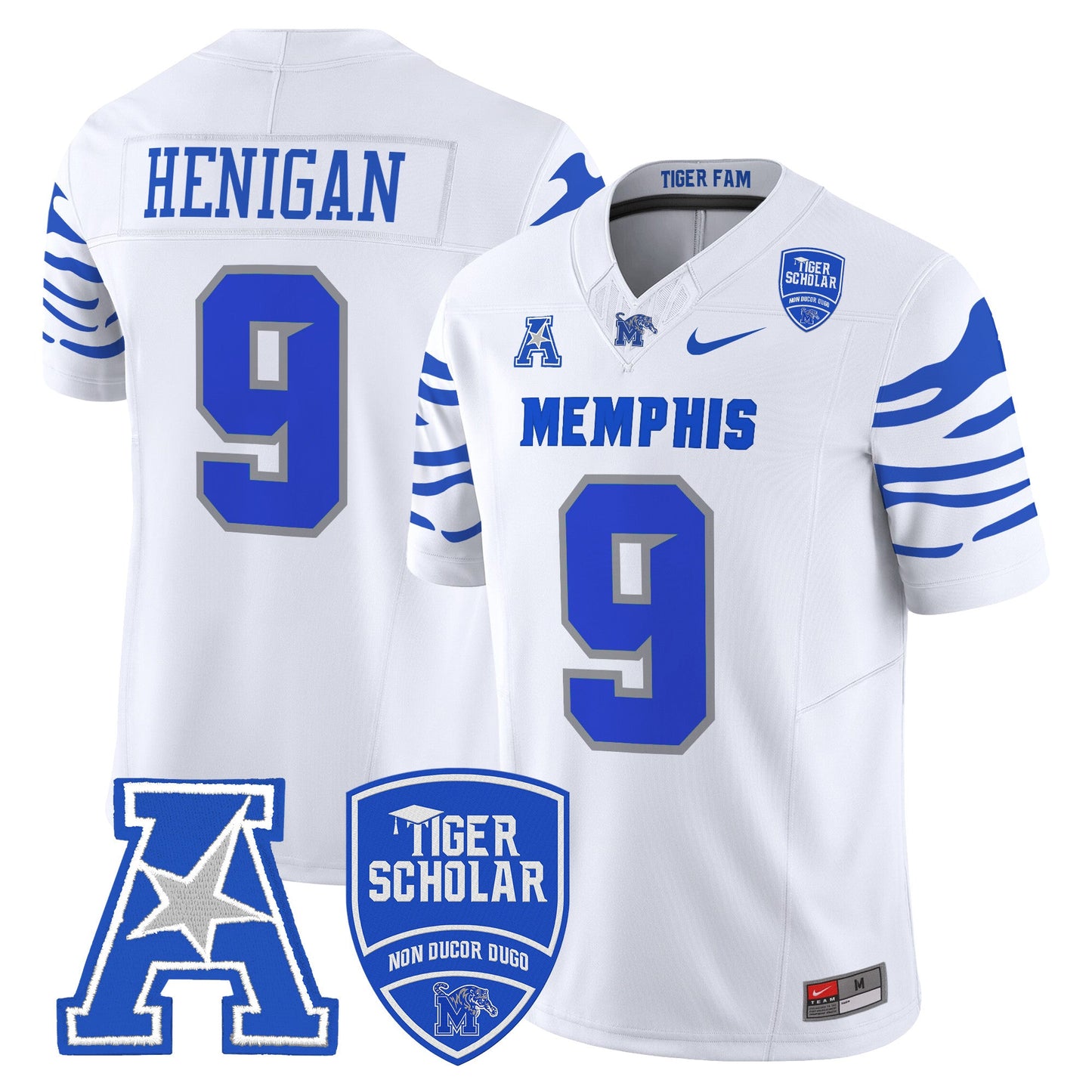 Memphis Tigers 2024 Vapor Limited Jersey - All Stitched