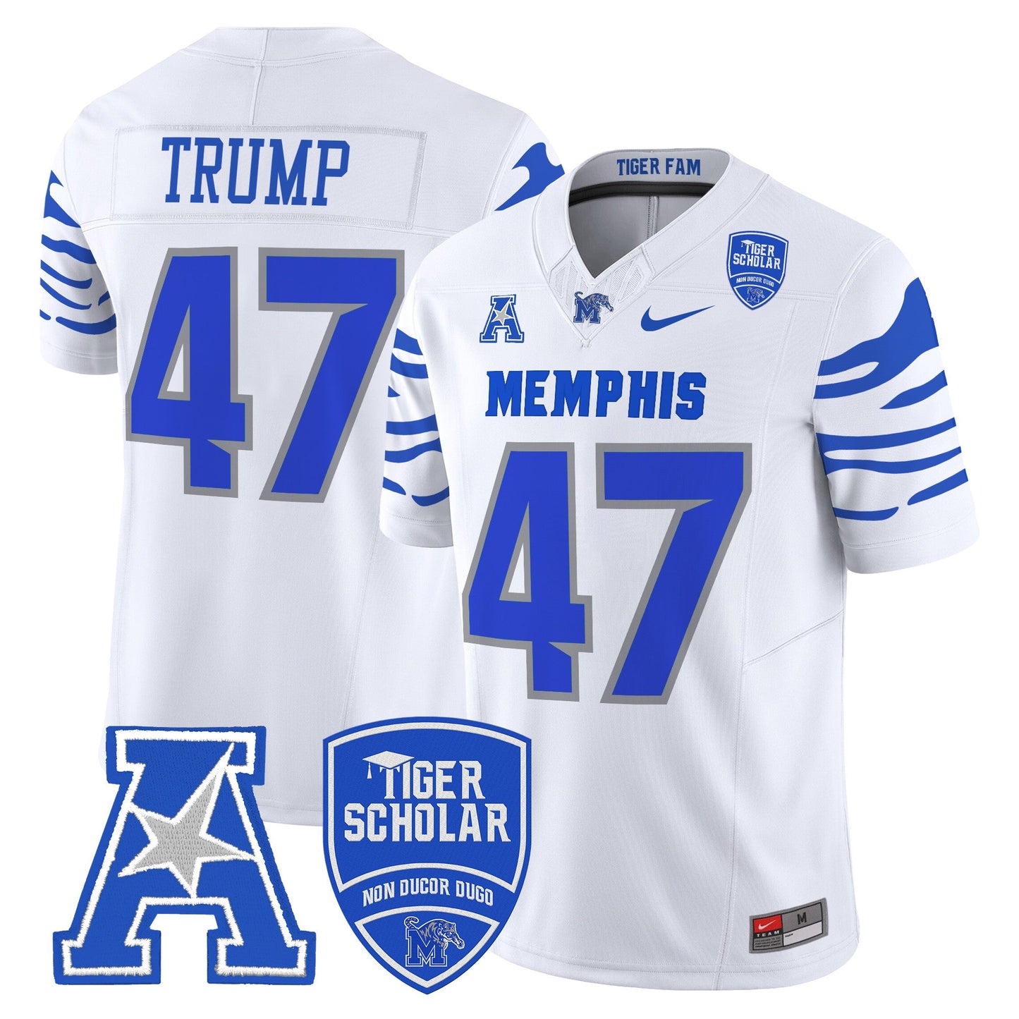 Memphis Tigers 2024 Vapor Limited Jersey - All Stitched