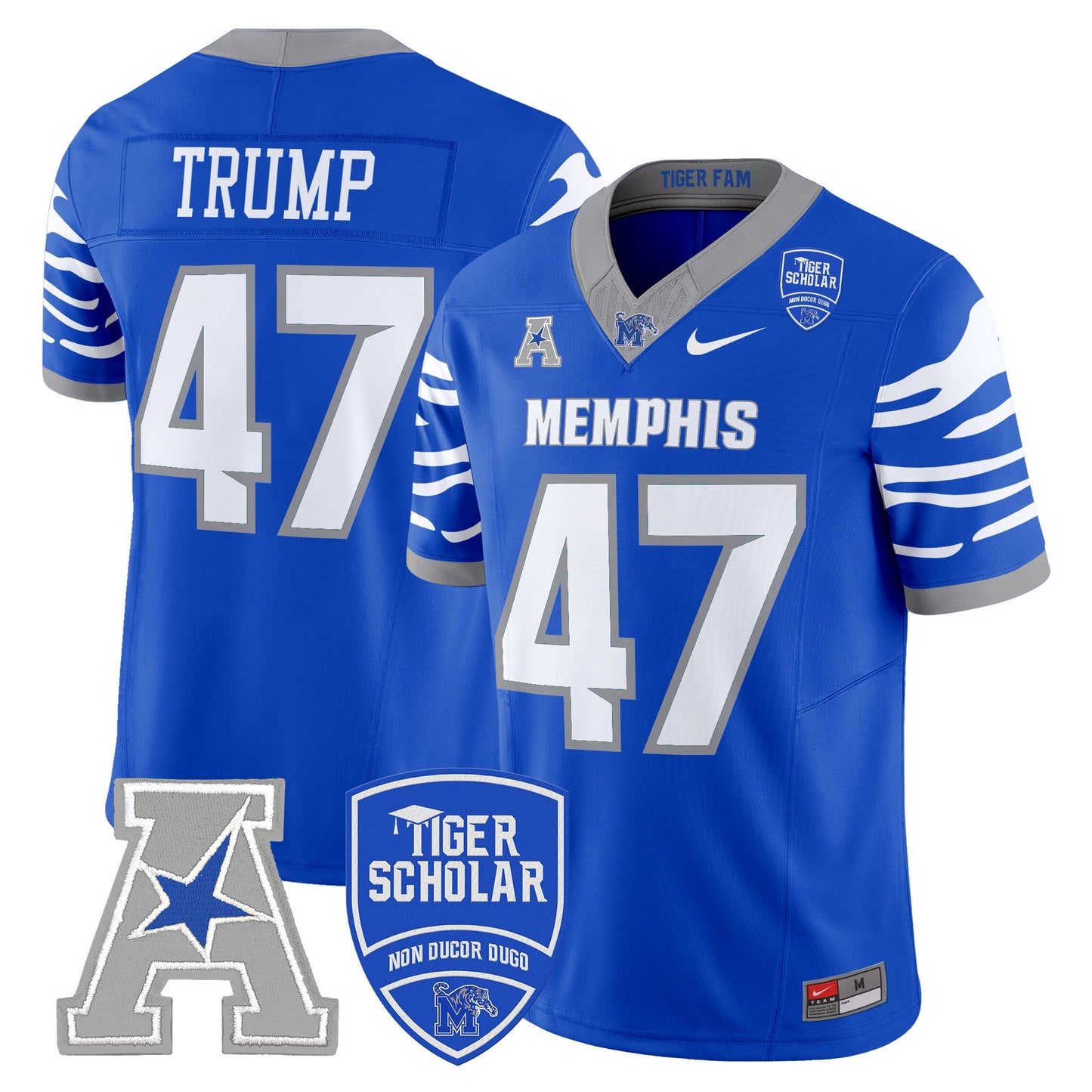 Memphis Tigers 2024 Vapor Limited Jersey - All Stitched