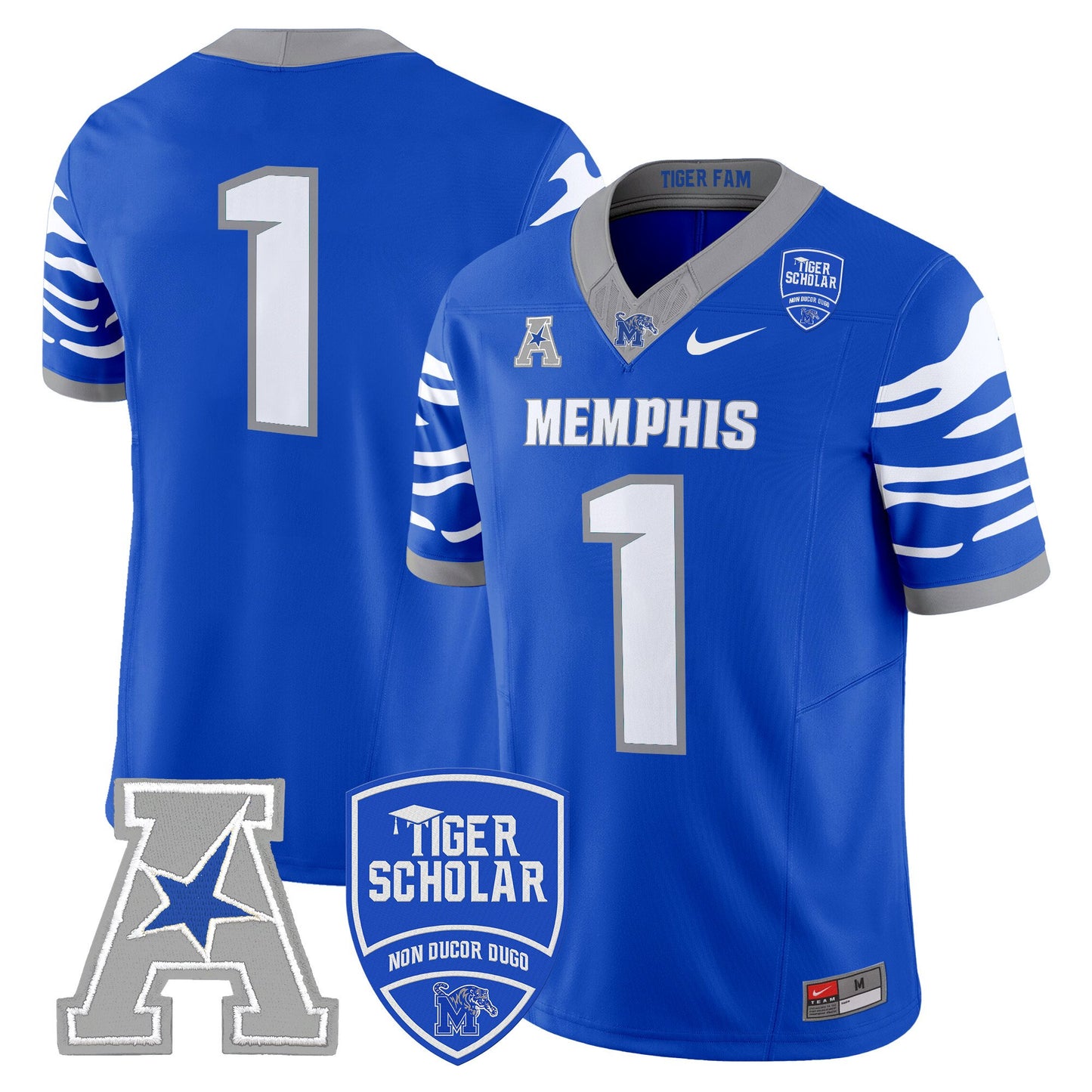 Men's Memphis Tigers 2025 Vapor Limited Jersey - All Stitched