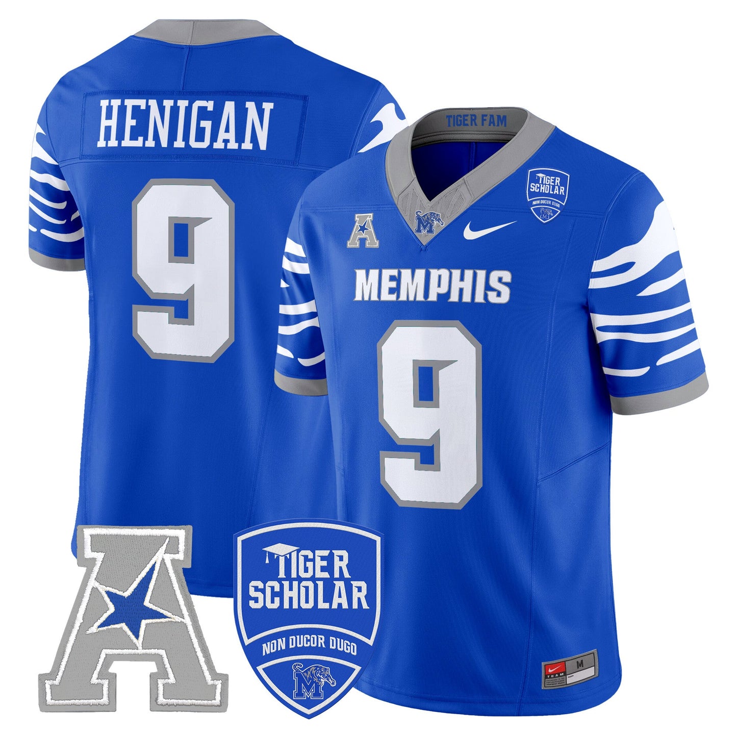 Memphis Tigers 2024 Vapor Limited Jersey - All Stitched