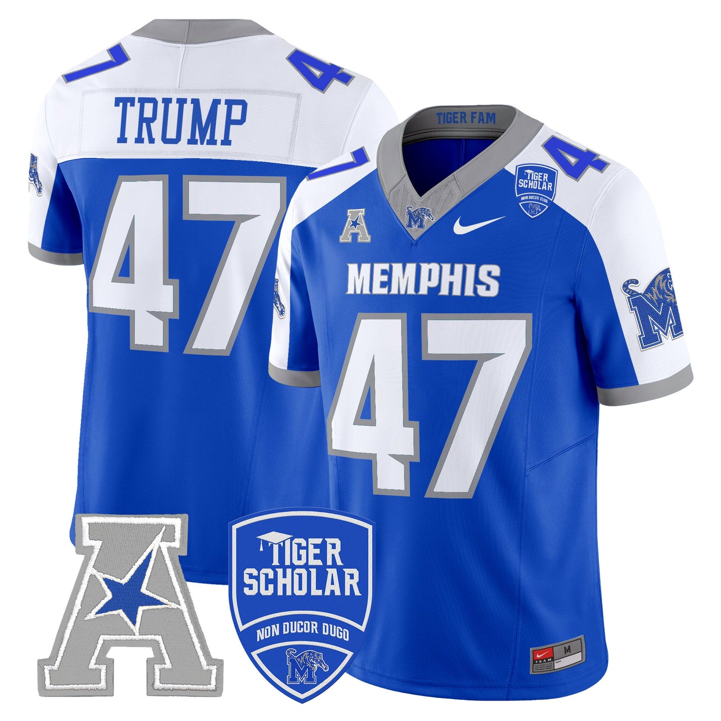 Memphis Tigers 2024 Vapor Limited Jersey - All Stitched