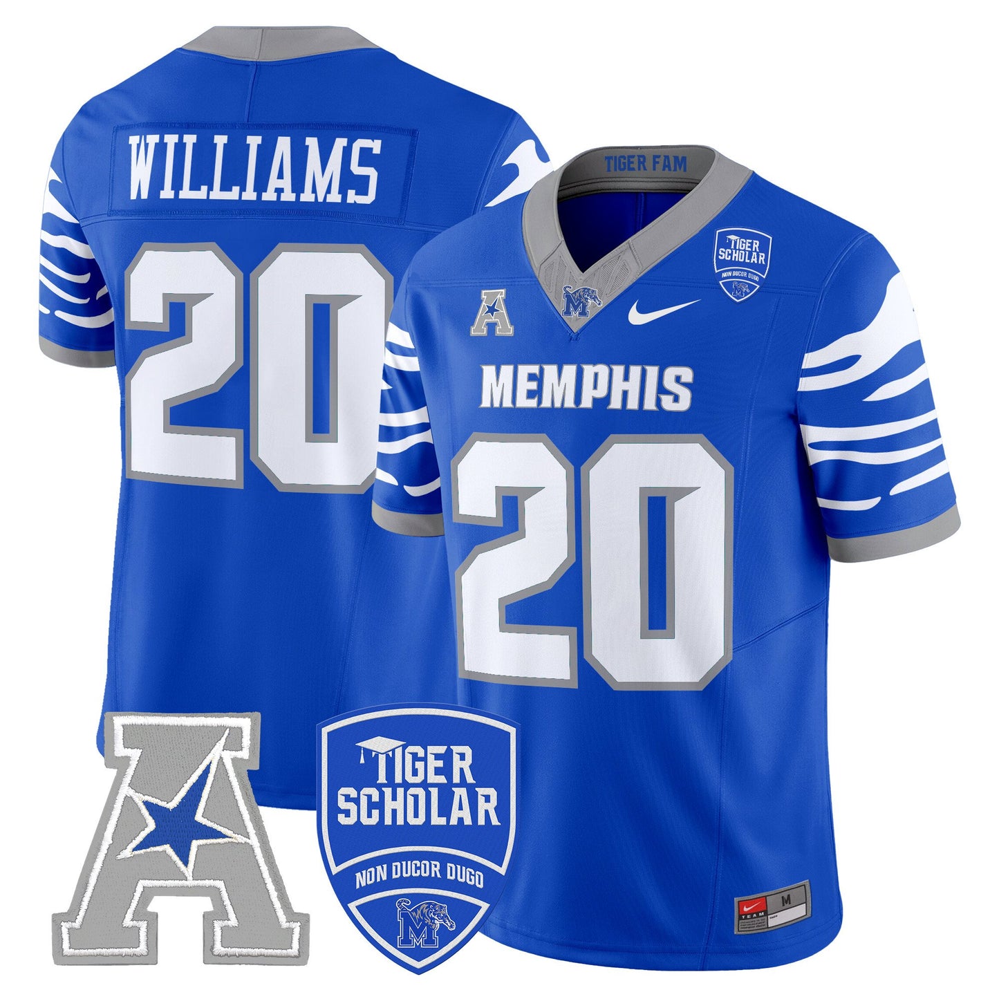 Men's Memphis Tigers 2025 Vapor Limited Jersey - All Stitched
