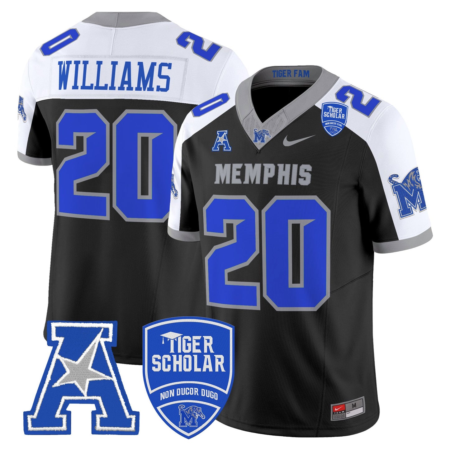 Men's Memphis Tigers 2025 Vapor Limited Jersey - All Stitched