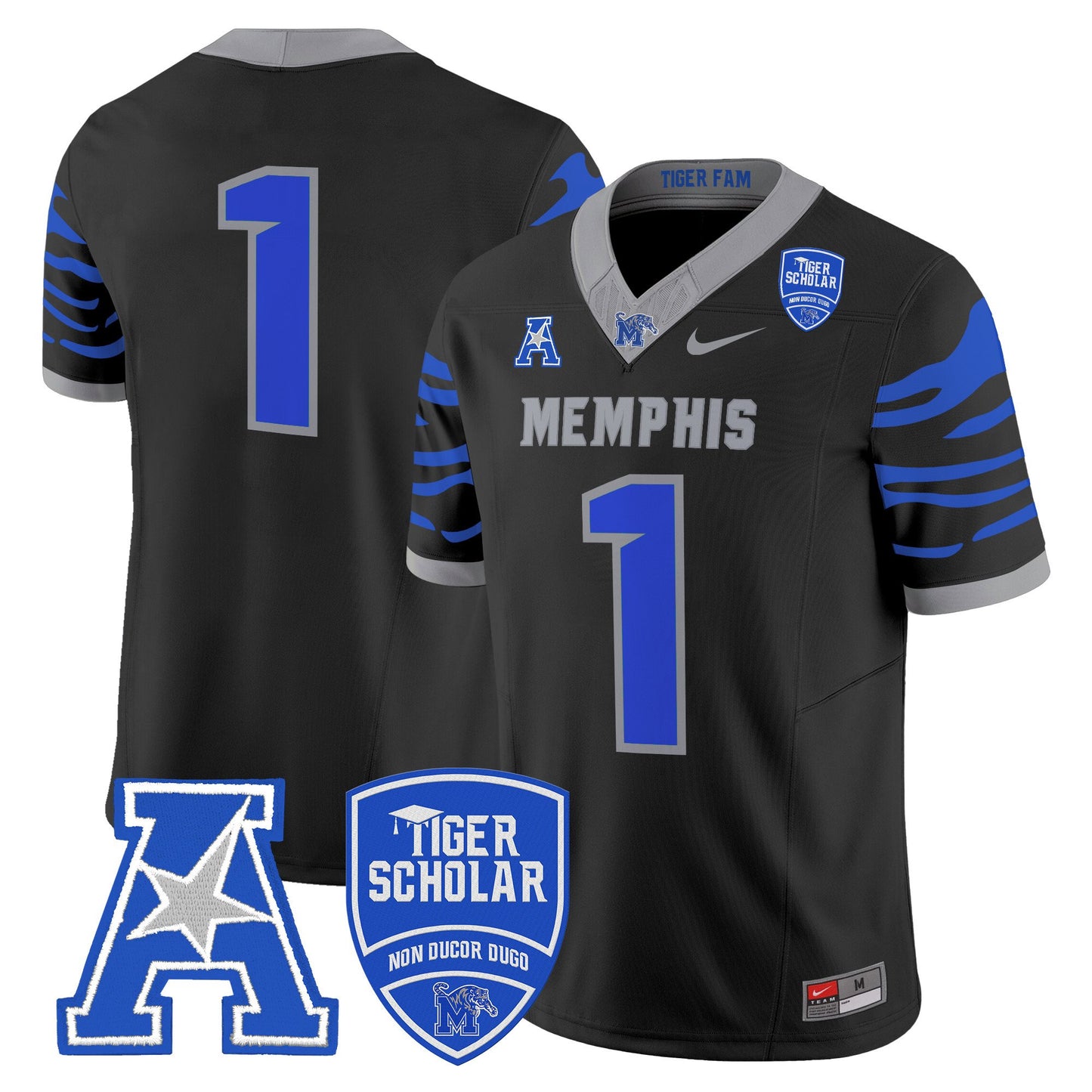Men's Memphis Tigers 2025 Vapor Limited Jersey - All Stitched