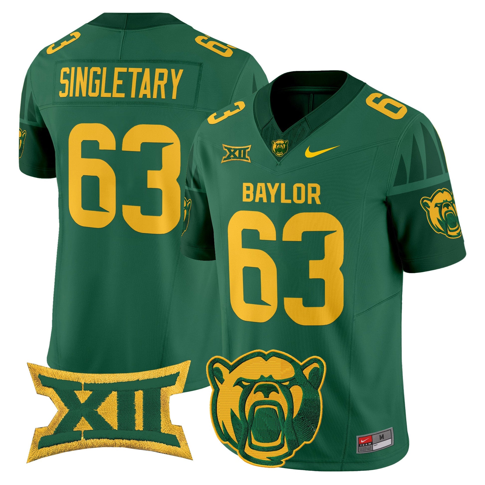 Men's Baylor Bears 2025 Vapor Limited Jersey V2 - All Stitched
