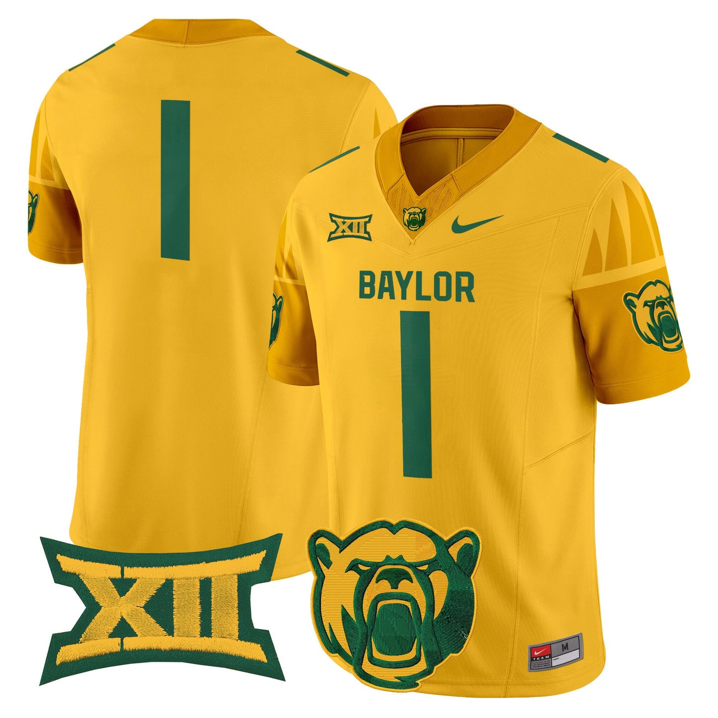 Men's Baylor Bears 2025 Vapor Limited Jersey V2 - All Stitched