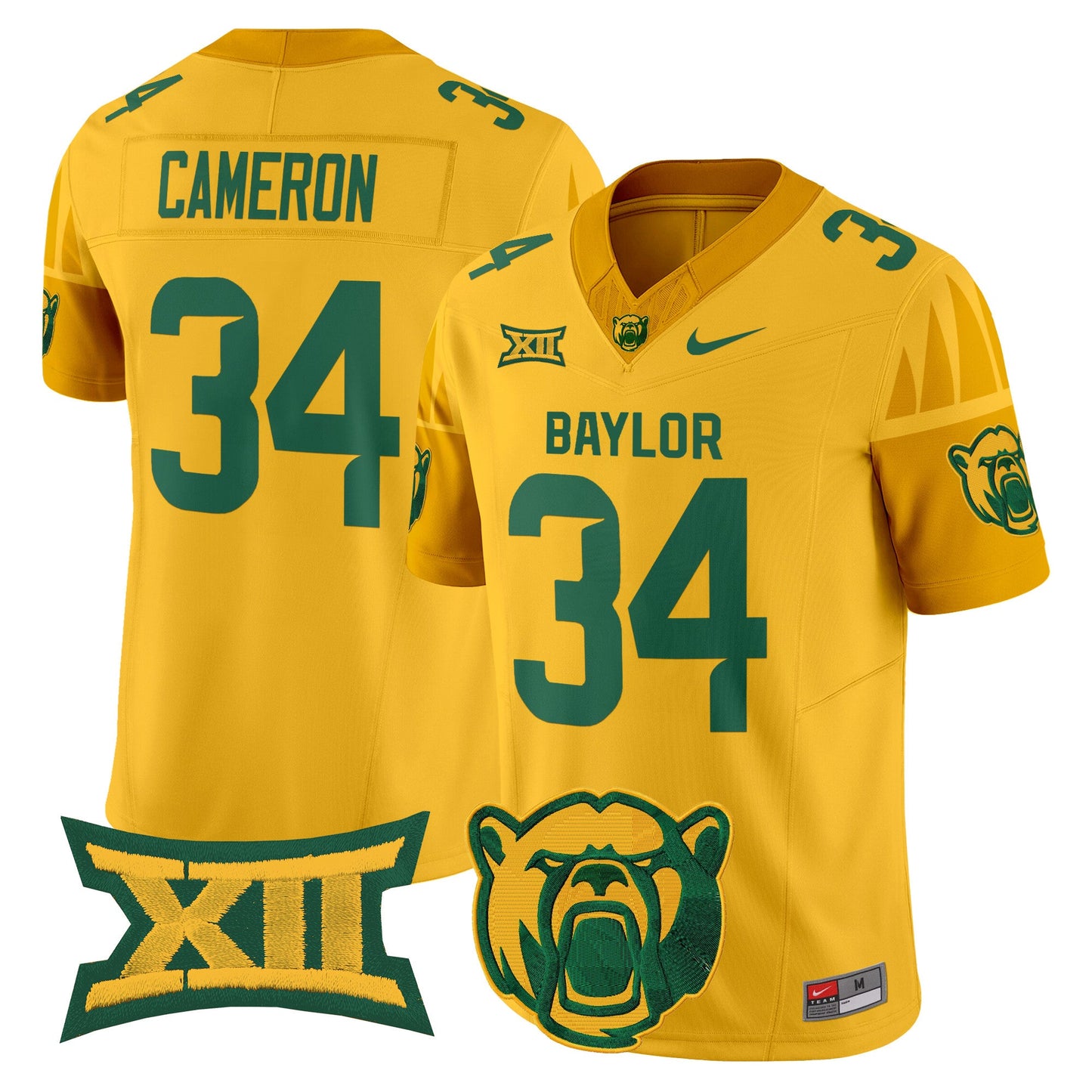 Men's Baylor Bears 2025 Vapor Limited Jersey V2 - All Stitched