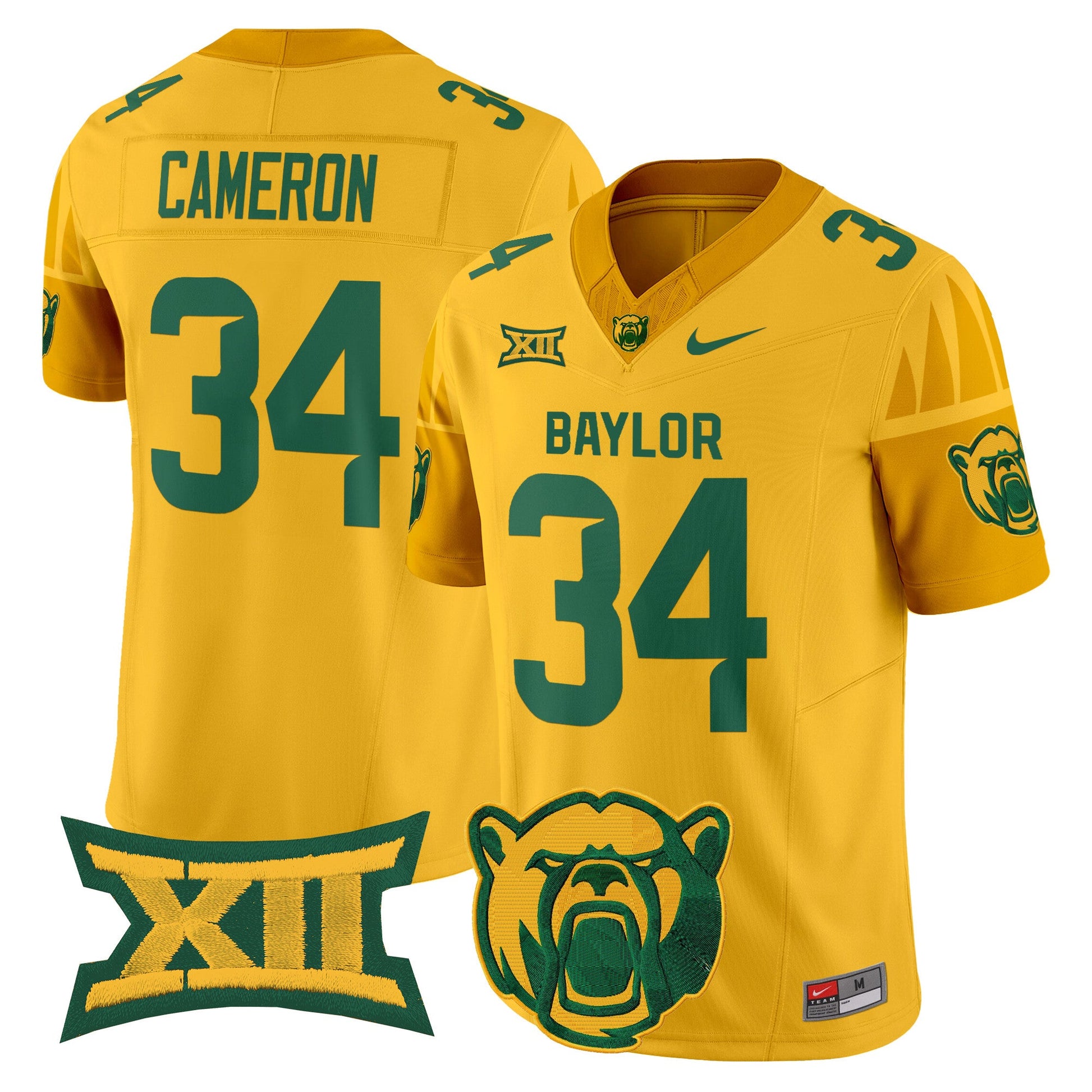 Men's Baylor Bears 2025 Vapor Limited Jersey V2 - All Stitched