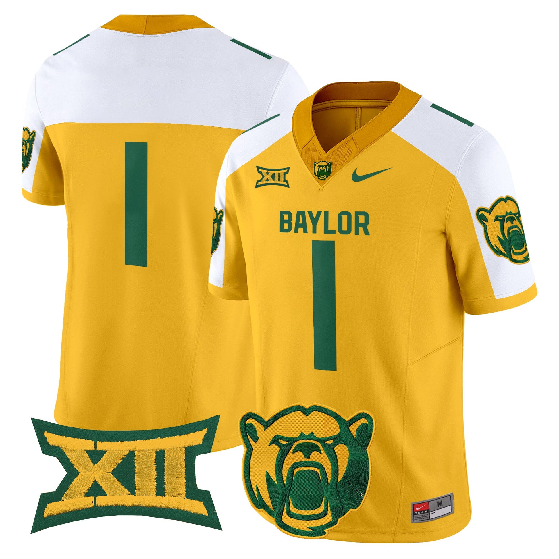Men's Baylor Bears 2025 Vapor Limited Jersey V2 - All Stitched