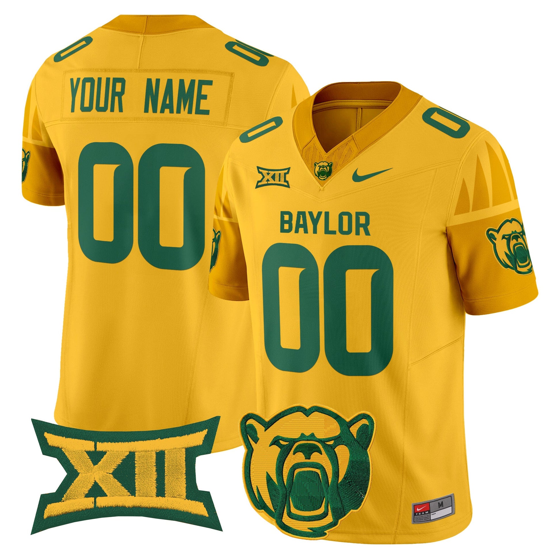 Baylor Bears 2025 Vapor Limited Custom Jersey V2 - All Stitched