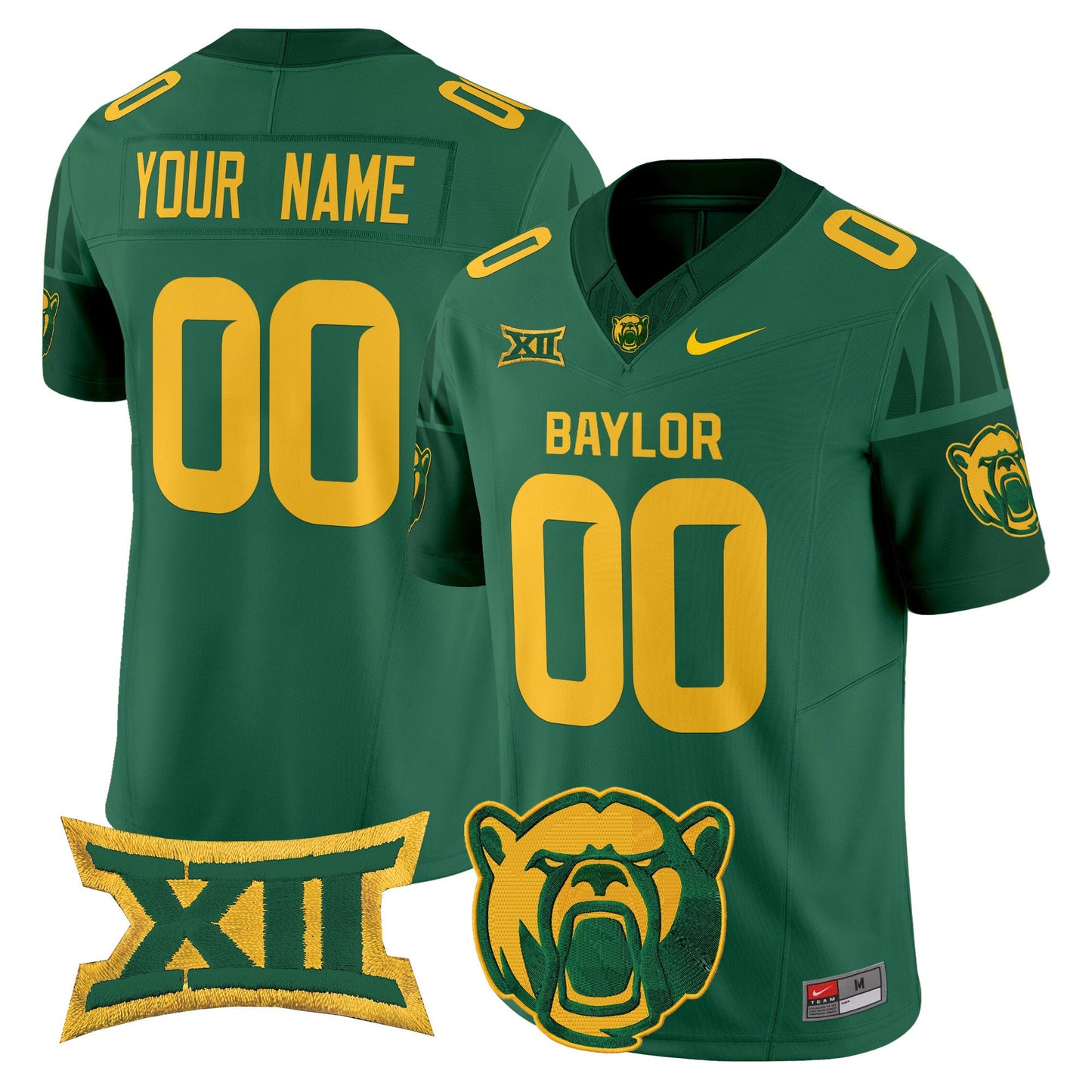 Baylor Bears 2025 Vapor Limited Custom Jersey V2 - All Stitched