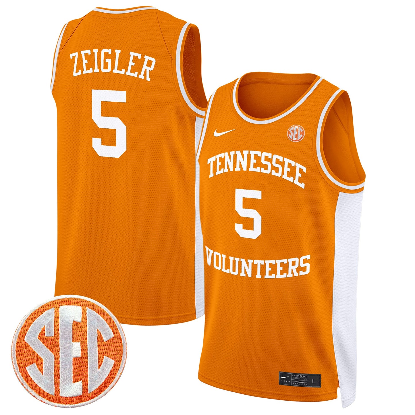 Tennessee Volunteers 2024 Swingman Basketball Jersey - All Stitched