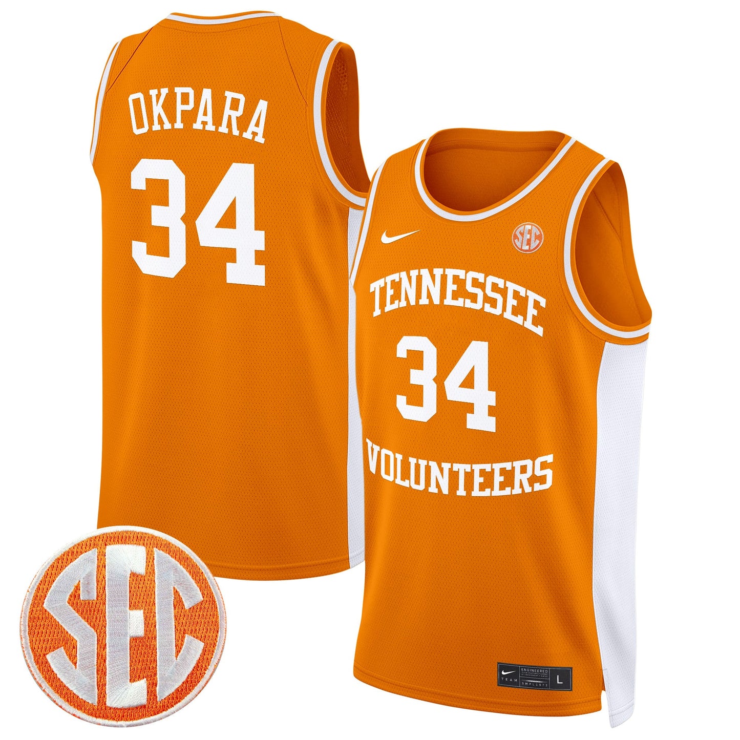 Tennessee Volunteers 2024 Swingman Basketball Jersey - All Stitched