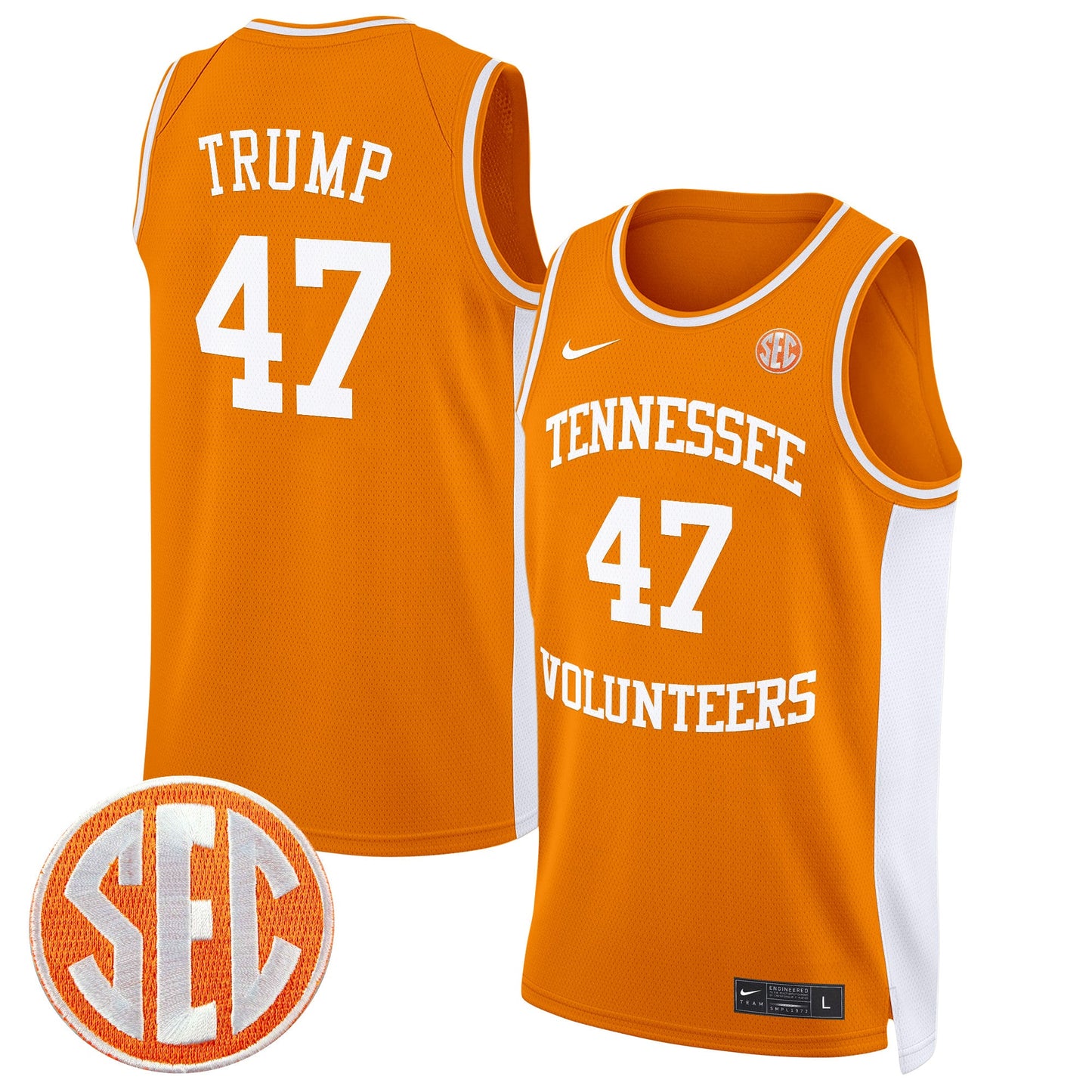 Tennessee Volunteers 2024 Swingman Basketball Jersey - All Stitched